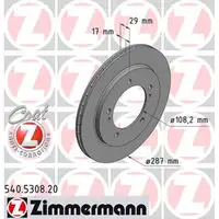 ZIMMERMANN Bremsscheiben Satz f&uuml;r Suzuki Grand Vitara I (FT) 1.6/2.0 4x4 vorne