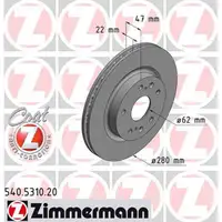ZIMMERMANN Bremsscheiben f&uuml;r Suzuki SX4 S-Cross Vitara (LY) 1.6 1.6DDiS vorne