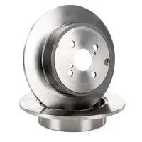 ZIMMERMANN Bremsscheiben Satz f&uuml;r Toyota Corolla 1.4/1.6/1.8VVTi 2.0D-4D hinten