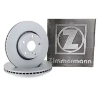 ZIMMERMANN Bremsscheiben Satz f&uuml;r Toyota Auris 2.0D-4D 2.2D 126/177 PS vorne