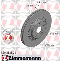 ZIMMERMANN Bremsscheiben + Bel&auml;ge LEXUS NX RX TOYOTA RAV 4 IV (A4) 17 Zoll vorne