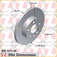 ZIMMERMANN Bremsscheiben + Bel&auml;ge VW Transporter T4 15 Zoll PR-1LP vorne