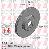 ZIMMERMANN Bremsscheiben + Bremsbel&auml;ge f&uuml;r VOLVO XC60 (156) bis Fgst.-Nr. vorne