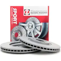 Zimmermann SPORT Bremsscheiben Satz A3 TT Ibiza Leon Octavia Golf 4 Polo vorne