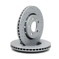 ZIMMERMANN Bremsen SPORT Bremsscheiben + Bel&auml;ge f&uuml;r Audi A3 TT Bora Golf hinten
