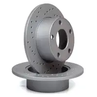 ZIMMERMANN Bremsen Kit SPORT Bremsscheiben + Bel&auml;ge f&uuml;r Audi A6 VW Passat hinten