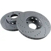 Zimmermann SPORT Bremsscheiben f&uuml;r Audi 80 (B4) Coupe (89 8B) S2 quattro vorne