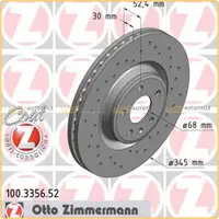 Zimmermann SPORT Bremsscheiben + Bel&auml;ge AUDI A4 S4 B8 A5 S5 8T 8F vorne hinten