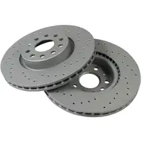 Zimmermann SPORT Bremsscheiben + Bel&auml;ge AUDI A3 8P SEAT SKODA VW Golf 5 6 7 vorne