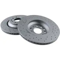 Zimmermann SPORT Bremsscheiben + Bel&auml;ge AUDI S3 RS3 3.2 V6 VW GOLF V R32 hinten