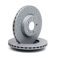 Zimmermann SPORT Bremsscheiben + Bel&auml;ge + Wako AUDI A4 (8K B8) A5 (8T 8F) vorne