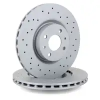 Zimmermann SPORT Bremsscheiben Bel&auml;ge Wako ABARTH 500 FIAT BRAVO II STILO vorne