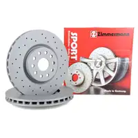 Zimmermann SPORT Bremsscheiben Alfa Romeo 166 (936) f&uuml;r Lancia Kappa (838) vorn