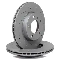 Zimmermann SPORT Bremsscheiben + Bel&auml;ge + Wako BMW E36 323i 328i vorne hinten