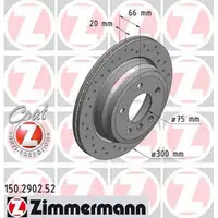 ZIMMERMANN Bremsen SPORT Bremsscheiben + Bel&auml;ge f&uuml;r BMW F30-34 F32 F33 hinten