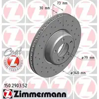 Zimmermann SPORT Bremsscheiben f&uuml;r BMW F20 F21 F22 F30/31/34 F32/33/36 vorne