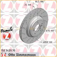 Zimmermann FORMULA Z Bremsscheiben f&uuml;r BMW 1er M E82 3er E90 E93 E92 M3 hinten