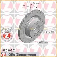 Zimmermann SPORT Bremsscheiben f&uuml;r BMW 1er E88 E82 118-125i 118d 120d hinten