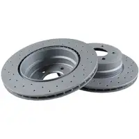 Zimmermann SPORT Bremsscheiben + Bel&auml;ge Wako BMW E88 E82 135i ab 03.2010 hinten