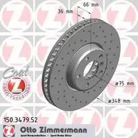 Zimmermann SPORT Bremsscheiben + Bel&auml;ge + Wako BMW F10 F11 F12 F13 F01-04 vorne