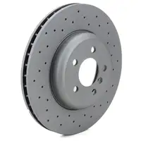 ZIMMERMANN Bremsen SPORT Bremsscheiben + Bel&auml;ge + Wako f&uuml;r BMW F10 F11 F13 vorne