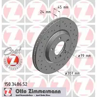 Zimmermann SPORT Bremsscheiben Satz f&uuml;r Mini Countryman R60 Paceman R61 vorne