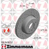 Zimmermann SPORT Bremsscheiben + Bel&auml;ge f&uuml;r BMW Z4 E89 sDrive28i sDrive30i vorne