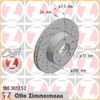 Zimmermann SPORT Bremsscheiben Citroen Jumper Ducato f&uuml;r Peugeot Boxer vorne