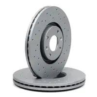 Zimmermann SPORT Bremsscheiben + Bremsbel&auml;ge Citroen C4 Peugeot 207 307 vorne