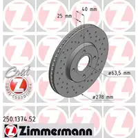 Zimmermann SPORT Bremsscheiben + Bremsbel&auml;ge f&uuml;r FORD ECOSPORT ab 10.2013 vorne