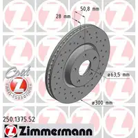 Zimmermann SPORT Bremsscheiben f&uuml;r Ford Mondeo V Schr&auml;gheck ab 09.2014 vorne