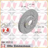 Zimmermann SPORT Bremsscheiben f&uuml;r Honda Accord VI 1.8-2.3 2.0Turbo-DI vorne