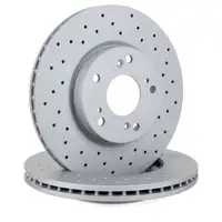 Zimmermann SPORT Bremsscheiben + Bremsbel&auml;ge HONDA CIVIC VIII Hatchback vorne