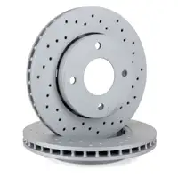 Zimmermann SPORT Bremsscheiben Bel&auml;ge MITSUBISHI COLT VI SMART FORFOUR 454 vorne