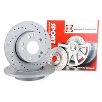Zimmermann SPORT Bremsscheiben Satz Mercedes 190 W201 2.0 E1.82.0 D2.0/2.5 vorne