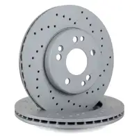 Zimmermann SPORT Bremsscheiben + Bel&auml;ge MERCEDES 190 W201 W124 C124 S124 vorne