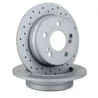 Zimmermann SPORT Bremsscheiben Satz Mercedes 190 W201 W124 S124 C124 hinten