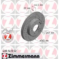 Zimmermann SPORT Bremsscheiben Satz Mercedes 190 W201 2.3 2.6 Turbo-D 2.5 vorne