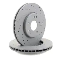 Zimmermann SPORT Bremsscheiben Satz Mercedes 190 W201 Evo II 2.5 W124 R129 vorne