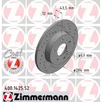 Zimmermann SPORT Bremsscheiben Satz Mercedes W202 Limo C180 C200/220/250D vorne