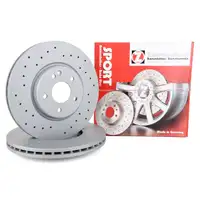 Zimmermann SPORT Bremsscheiben Satz Mercedes W202 C208 A208 W210 S210 vorne