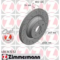 Zimmermann SPORT Bremsscheiben Satz MERCEDES C218 C219 X218 W211 W212 hinten