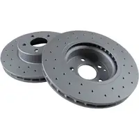 Zimmermann SPORT Bremsscheiben + Bel&auml;ge + Wako MERCEDES CLS C219 W211 S211 vorne