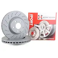 Zimmermann SPORT Bremsscheiben Satz Mercedes CLS C219 W211 S211 X204 vorne