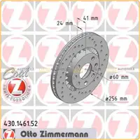Zimmermann SPORT Bremsscheiben f&uuml;r Opel Ascona Astra Calibra Kadett Vectra vorn