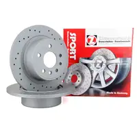 Zimmermann SPORT Bremsscheiben f&uuml;r Opel Omega B 2.0-3.2 V6 2.2/2.5DTI hinten