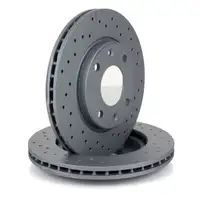 Zimmermann SPORT Bremsscheiben + Bel&auml;ge CITROEN XSARA PEUGEOT 106 205 306 vorne