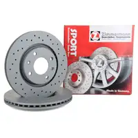 Zimmermann SPORT Bremsscheiben Satz C2 C3 C4 C5 2008 206 207 208 301 307 vorne