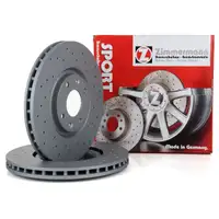 Zimmermann SPORT Bremsscheiben Citroen C4 II DS4 DS5 f&uuml;r Peugeot 208 308 vorne