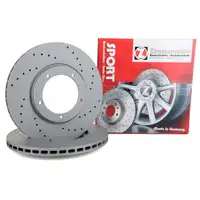 Zimmermann SPORT Bremsscheiben f&uuml;r Porsche 911 2.2-3.0 924 944 2.0 2.5 vorne